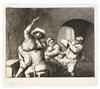 ADRIAEN VAN OSTADE Group of 4 etchings.